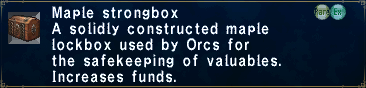Maple Strongbox