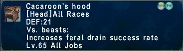 Cacaroon's Hood