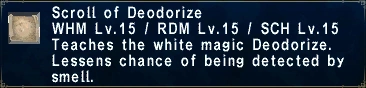 Deodorize