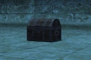 An unopened Treasure Chest