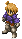 Ramza's sprite in Chapter 2