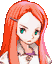Ritz's in-game St. Ivalice portrait, her hair dyed red