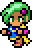 Child Rydia's in-game battle sprite