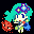 Rydia as seen in the icon used for the DS menu.