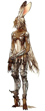 Artwork of a Viera from Final Fantasy XII