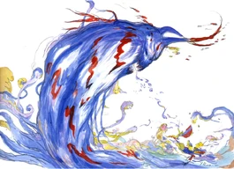 Artwork by Yoshitaka Amano.