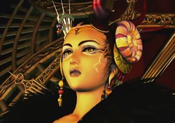 Edea preparing to face the heroes