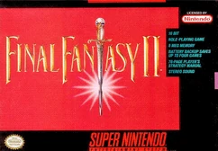 Original Super Nintendo Entertainment System box art for Final Fantasy II