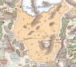 The great desert of Anauroch