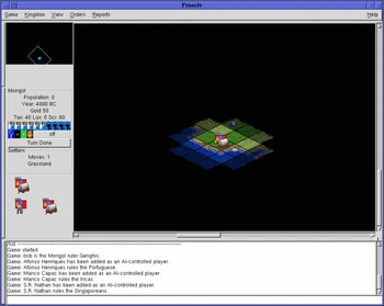 Freeciv Main Window.