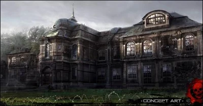 Concept art of the building.