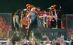 Disturbed performing at Sweden Rock Festival 2008.