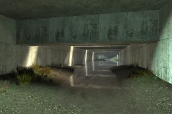 Underground tunnel in the Canals.
