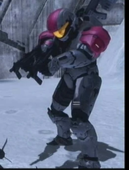 Spartan-066, after he was caught in the explosion which teleported him.