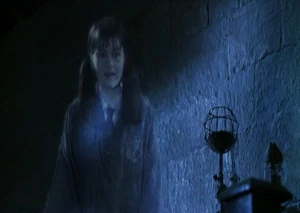 Myrtle in 1940s Hogwarts uniform.