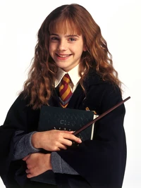 Hermione in her first year at Hogwarts.