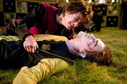 Cedric's body is returned to Hogwarts by Harry.