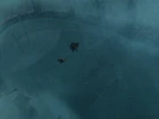 Gryffindor vs Hufflepuff playing in bad weather.