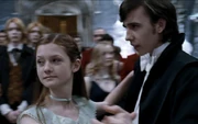 Ginny and Neville at the Yule Ball.