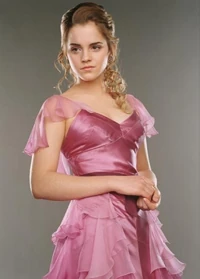 Hermione in her Yule Ball dress.
