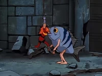Noonsa gives Lina a "deep kiss".