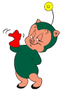 Porky as the Eager Young Space Cadet
