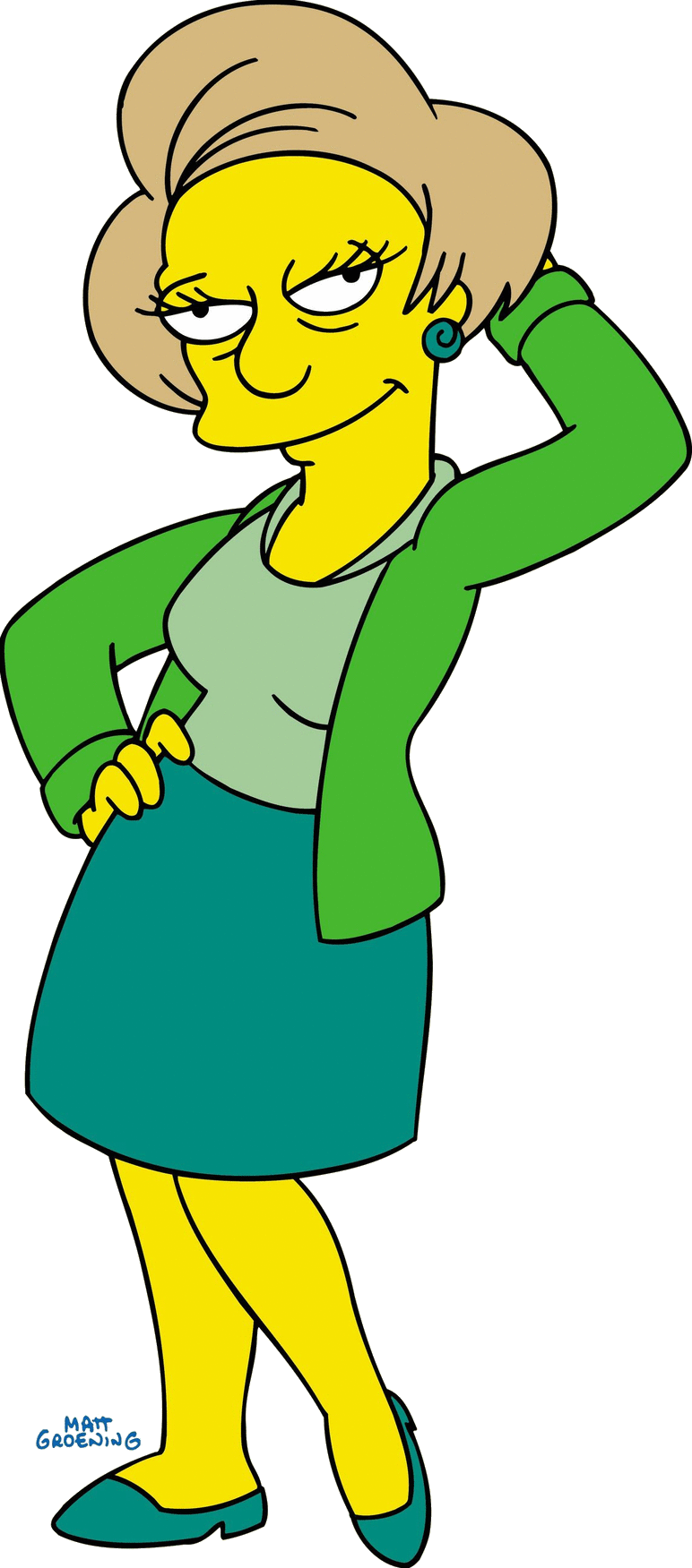 Edna Krabappel Junglekeyfr Image 