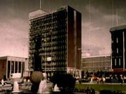 Die Narvik Stadthalle in Norwegen, wie sie im Schwan Orientierungsfilm zu sehen ist.