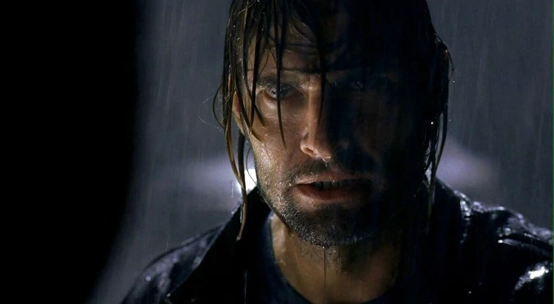 Sawyer in the rain