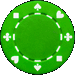 Green Poker Chip