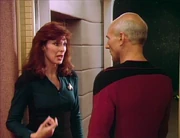 This picture is not from the episode, but it shows Picard and Crusher, so it is suitable.