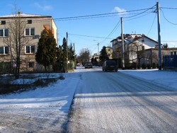 ulica Pieniążka, widok od strony Kasztanowej