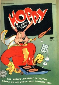Cover scan to Hoppy the Marvel Bunny #12; illustration by Chad Grothkopf