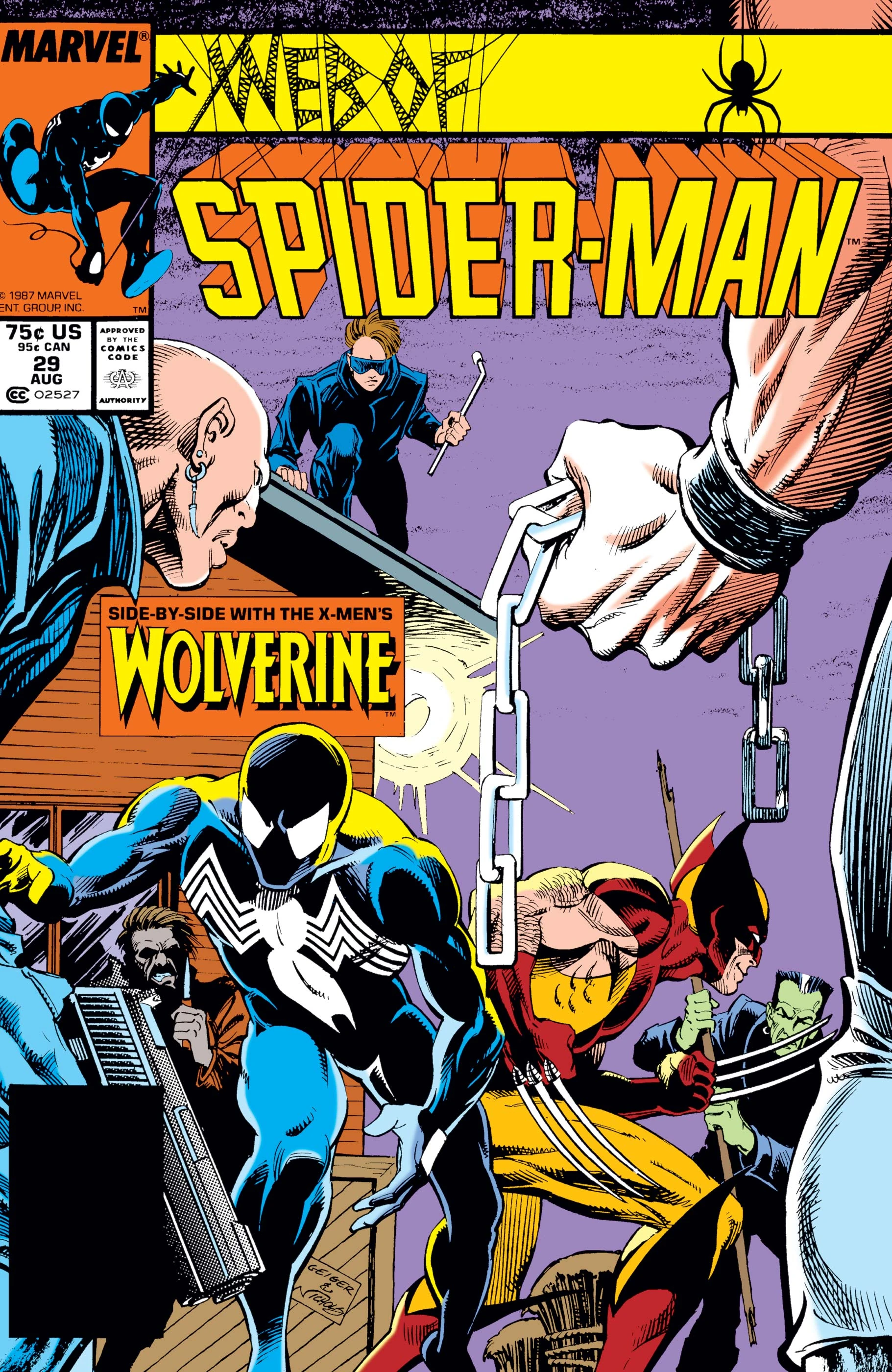 Web of Spider-Man # 29, August, 1987
