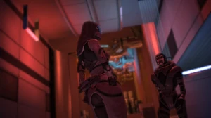 Tali realises she's under attack