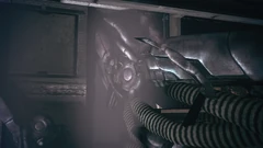 Closeup of a Geth Dropship's claw