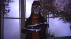 The salarian Council representative