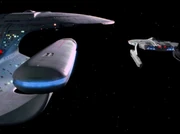 Die führerlose USS Lantree.
