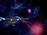 Die Enterprise erreicht M33.