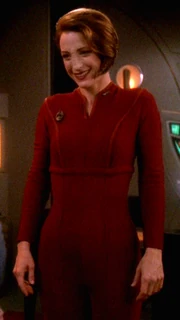 Bajoranische Uniform für Frauen einteilig.