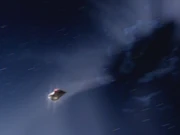 Die Sonde fliegt in den Subraumriss