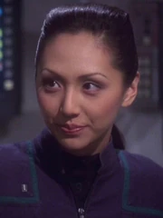 Linda Park in ihrer Rolle als Hoshi Sato