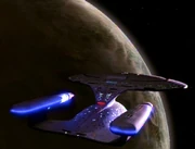 Die Enterprise im Orbit von Boraal II