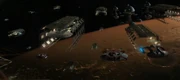 Schiffe der Galaxy-Klasse werden gebaut.