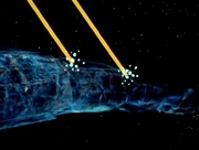 Die Phaser der Enterprise können den Planeten-Killer nicht beschädigen.