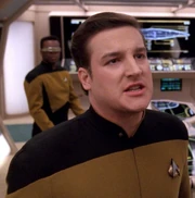 ...as Ensign Davis