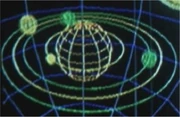 A graphic of Species 10026's star system.