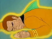 Kirk undergoing bioformation.