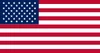 The flag of the United States of America with 52 stars as it was used from 2033 until 2079