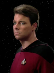 Commander Riker in 2364.